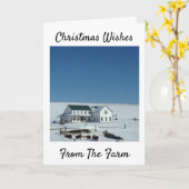 **STYL CHRISTMAS LAND* CHRISTMAS CARD KAART (Gele Bloem)