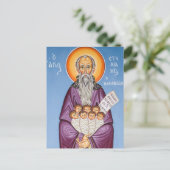 Stylanos van Paphlagonia Orthodox Christelijk Icoo Briefkaart (Staand voorkant)