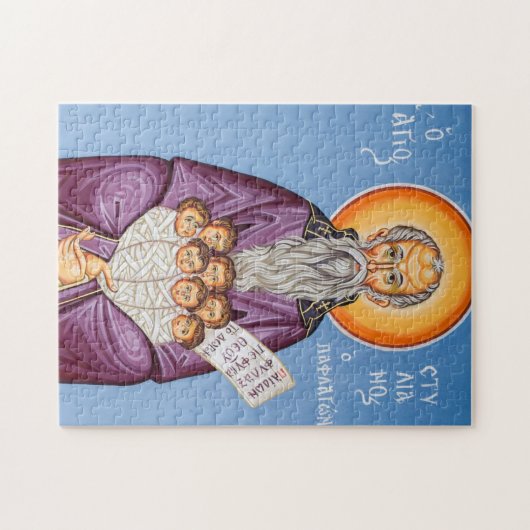 Stylanos van Paphlagonia Orthodox Christelijk Icoo Legpuzzel (Horizontaal)