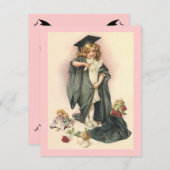 STYLE AFSTUDEREN INVITATIE ~EZ2 AANGEPAST KAART (Voorkant / Achterkant)