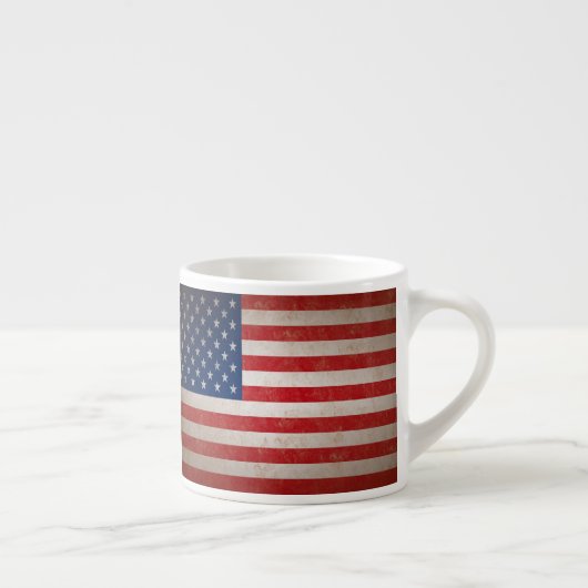 Style American Flag Patriotic Espresso Mok (Rechts)