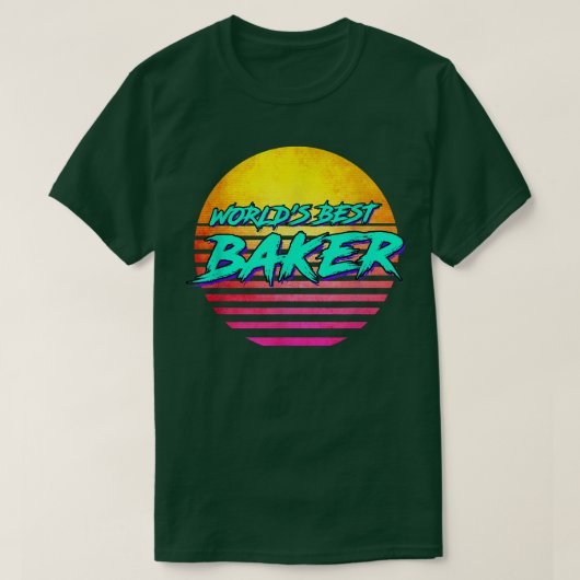 'Style Baking gift' uit de jaren '80 voor Baker T-shirt (Design voorkant)