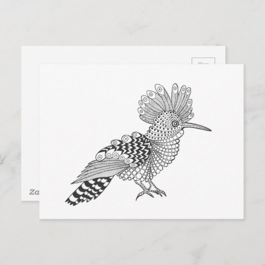 Style Bird Briefkaart (Voorkant / Achterkant)