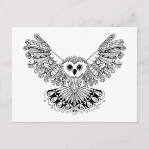 Style Black Owl Briefkaart