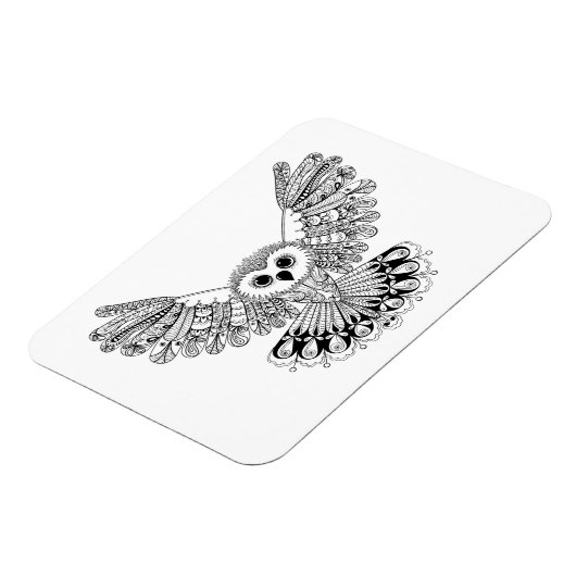 Style Black Owl Magneet (Linkerzijde)