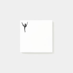 Style Black silhouette ballet danseres Post-it® Notes