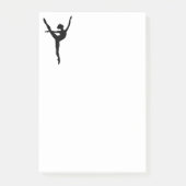 Style Black silhouette ballet danseres Post-it® Notes (Voorkant)