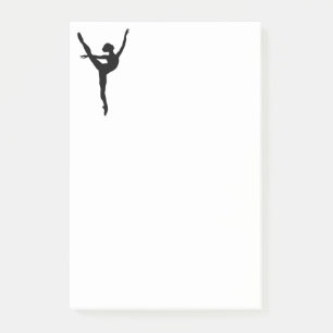 Style Black silhouette ballet danseres Post-it® Notes