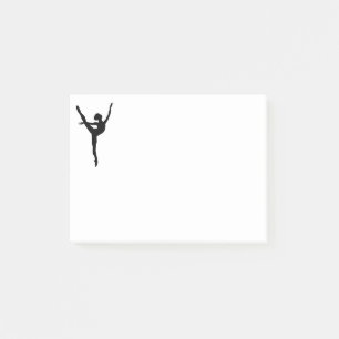 Style Black silhouette ballet danseres Post-it® Notes