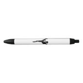 Style Black silhouette ballet danseres Zwarte Inkt Pen (Voorkant)