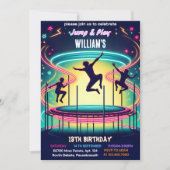 style boys kinder coole trampoline Park 13e verjaa Kaart (Voorkant)