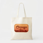  Style Chicago Skyline Tote Bag (Voorkant)