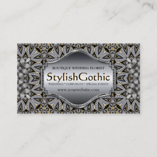 Style Fusion Silver Black Gold Baroque ver2 Biz Visitekaartje