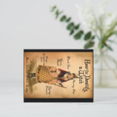  Style Halloween Witch I.D. Briefkaart (Staand voorkant)