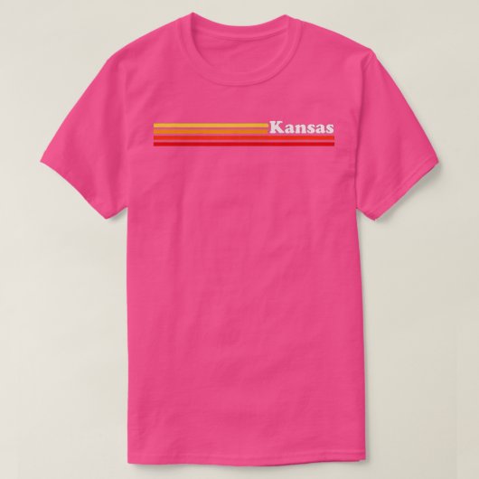  Style Kansas uit de jaren tachtig T-shirt (Design voorkant)