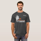 Style Kitzbuhel Aus  Skiing uit de jaren tachtig T-shirt (Voorkant volledig)