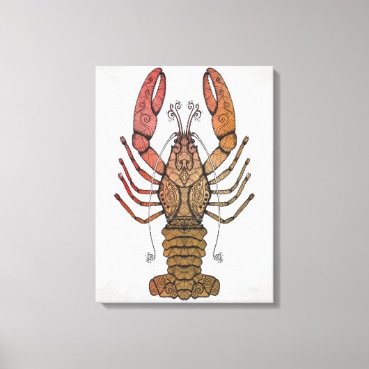 Style Lobster Canvas Afdruk (Voorkant)