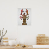 Style Lobster Poster (Keuken)