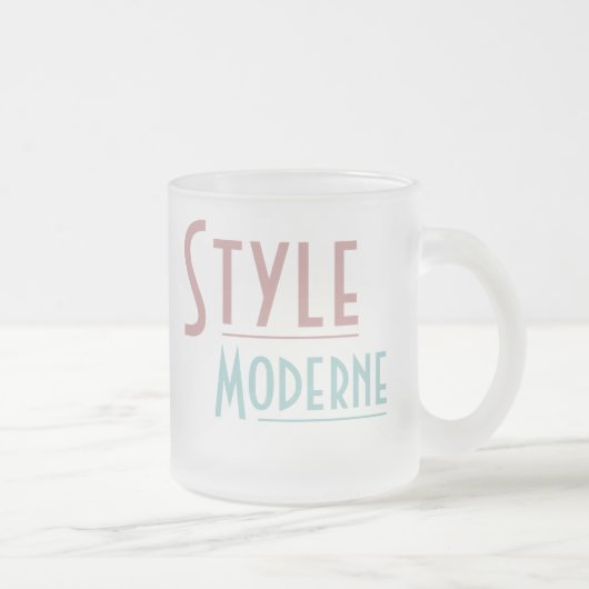 STYLE MODERNE mok (matglas) (Rechts)