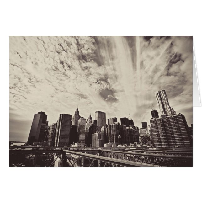  Style New York City Skyline (Voorkant Horizontaal)