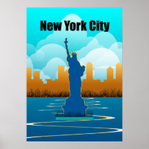  Style New York City Travel poster