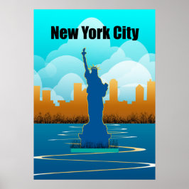  Style New York City Travel poster