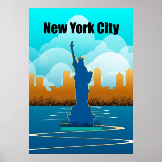  Style New York City Travel poster (Voorkant)