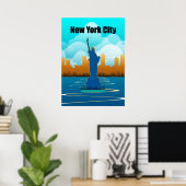  Style New York City Travel poster (Thuiskantoor)