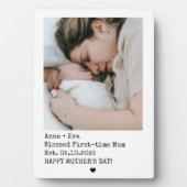 Style One Pic Eerste keer Moederdag Fotoplaat (voorkant)