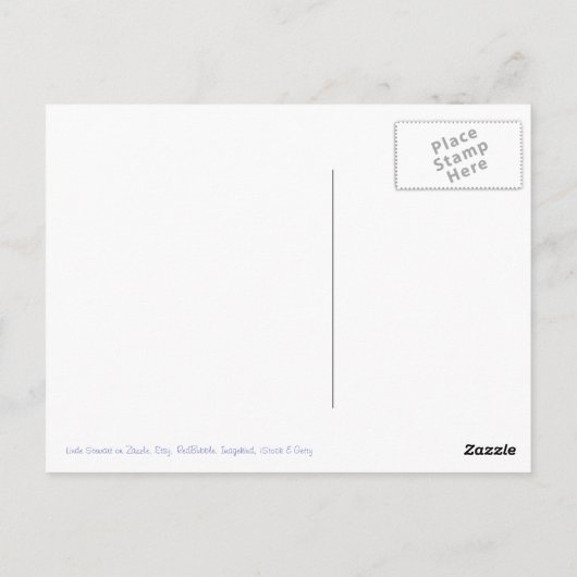 Style Paris Post Card, Arc de Triomphe Briefkaart (Achterkant)