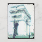 Style Paris Post Card, Arc de Triomphe Briefkaart (Voorkant)
