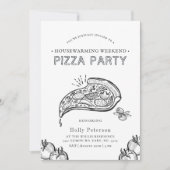 Style Pizza Party | Aanbesteding op zondag Kaart (Voorkant)