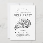  Style Pizza Party | VRIJGEZELLENFEEST Kaart (Voorkant)