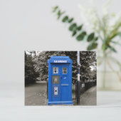  Style Police Box, Glasgow, Schotland. Briefkaart (Staand voorkant)