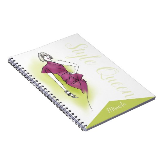 Style Queen Girl Notitieboek (Rechterzijde)