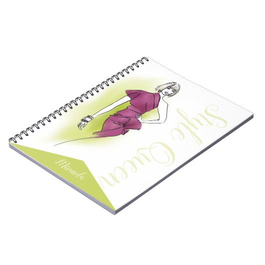 Style Queen Girl Notitieboek (Linkerzijde)