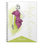Style Queen Girl Notitieboek (Voorkant)