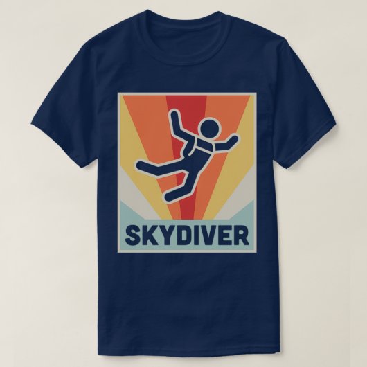 Style Skydiver T-shirt (Design voorkant)