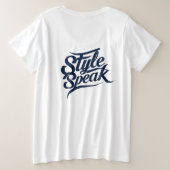 Style Speak T-shirts - Vetgedrukte Mode uitspraken (Design achterkant)