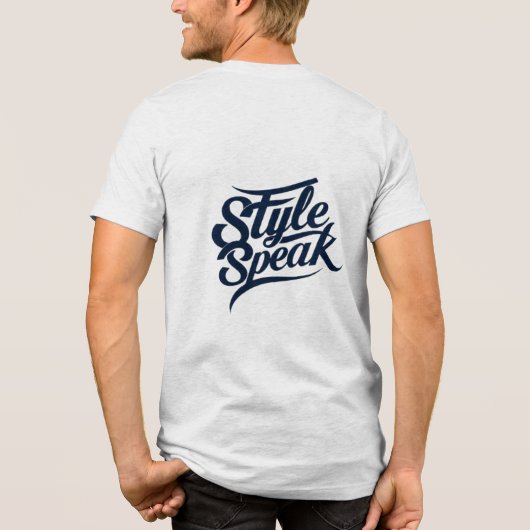 Style Speak T-shirts - Vetgedrukte Mode uitspraken (Achterkant)