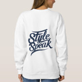 Style Speak T-shirts - Vetgedrukte Mode uitspraken (Achterkant)