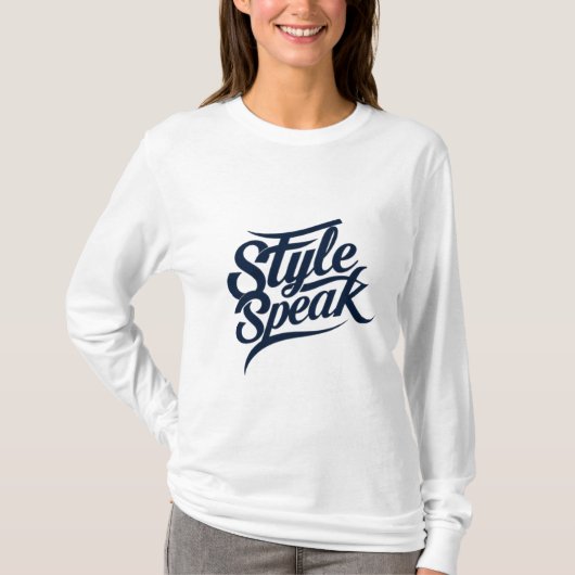 Style Speak T-shirts - Vetgedrukte Mode uitspraken (Voorkant)