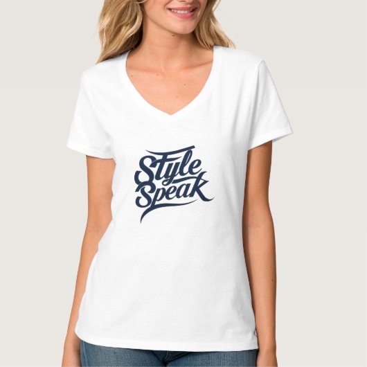 Style Speak T-shirts - Vetgedrukte Mode uitspraken (Voorkant)
