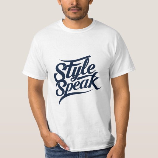 Style Speak T-shirts - Vetgedrukte Mode uitspraken (Voorkant)