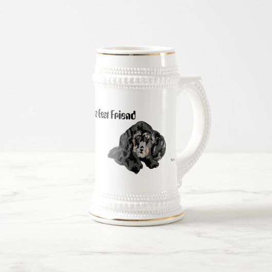 Style Stein: Dachshund Bierpul (Voorkant rechts)