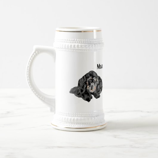 Style Stein: Dachshund Bierpul (Links)