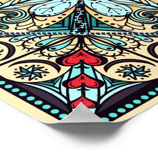  Style Sun Mandala Poster (Hoek)