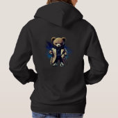 Style with Our Bold Urban Boss bear Designs Hoodie (Achterkant)