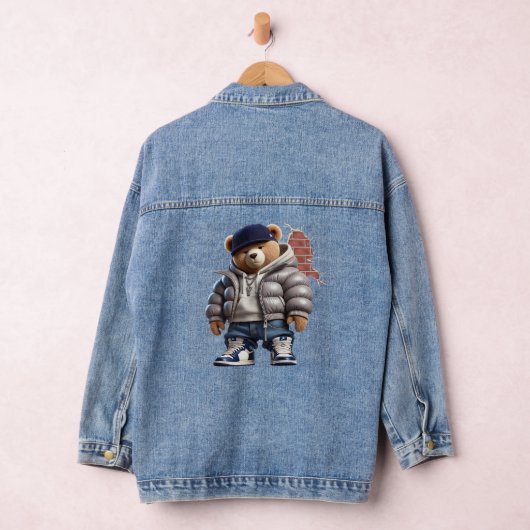 Style with Our Bold Urban Denim Jacket (Hangar)