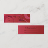 styleenkaart mini visitekaartje (Voorkant / Achterkant)